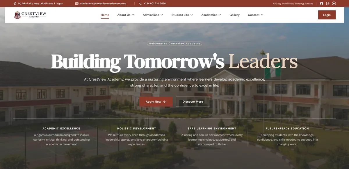 Crestview Academy reference image