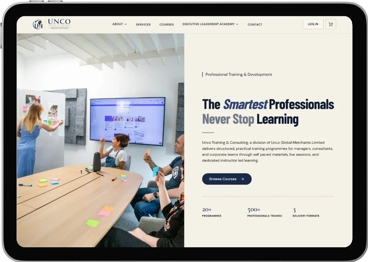 UNCO Training & Consulting reference image